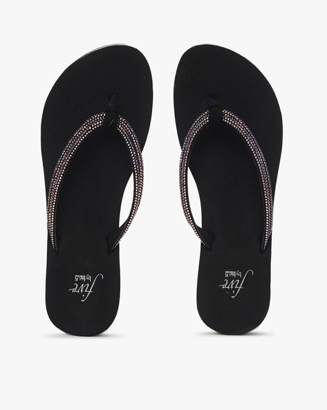 Buy Grey & Black Flip Flop & Slippers for Men by AJIO Online | Ajio.com-sgquangbinhtourist.com.vn