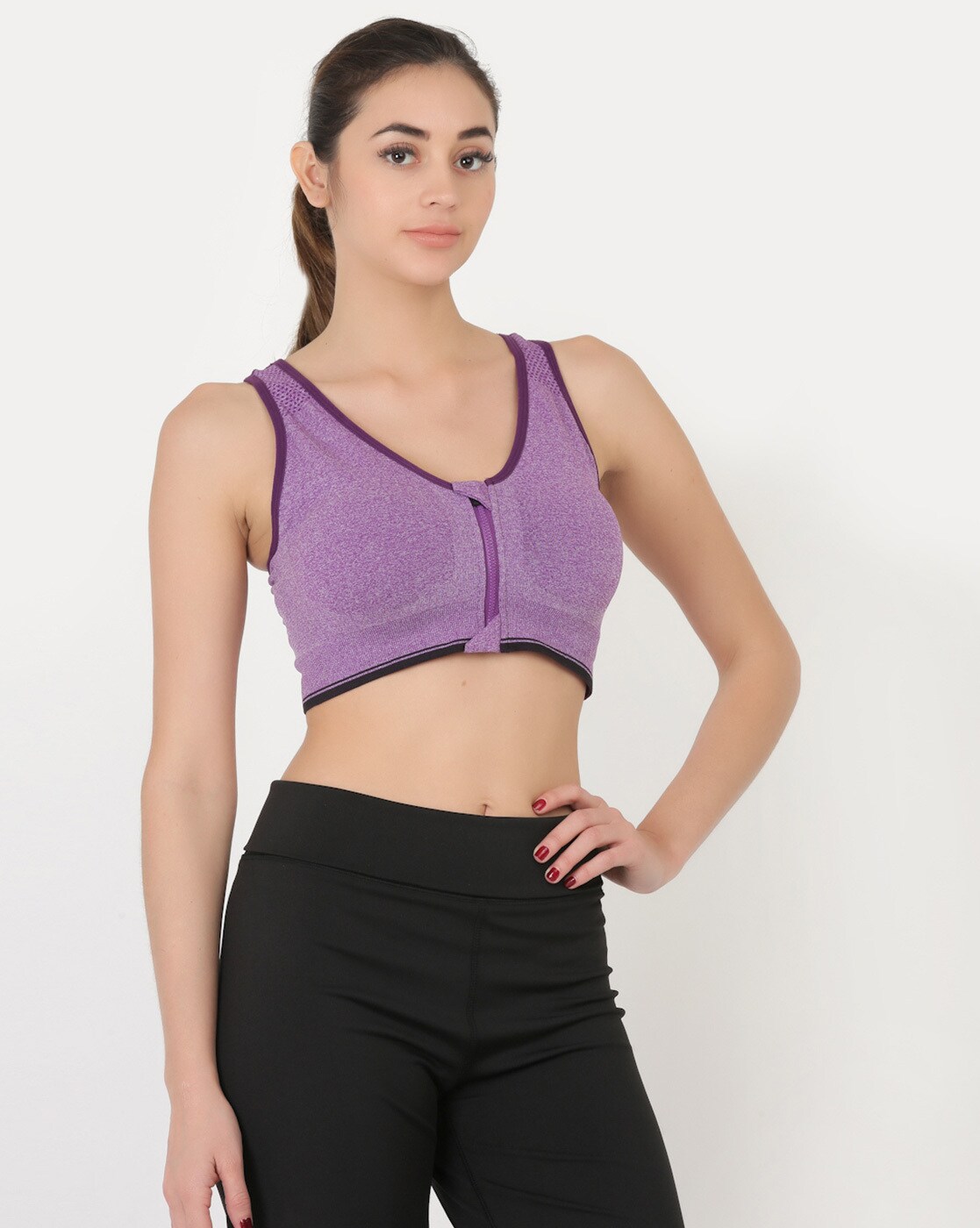 Buy Purple Bras for Women by EVERDION Online