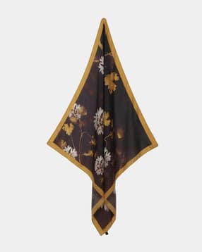 satya paul Dandelion Print Scarf-picture-25