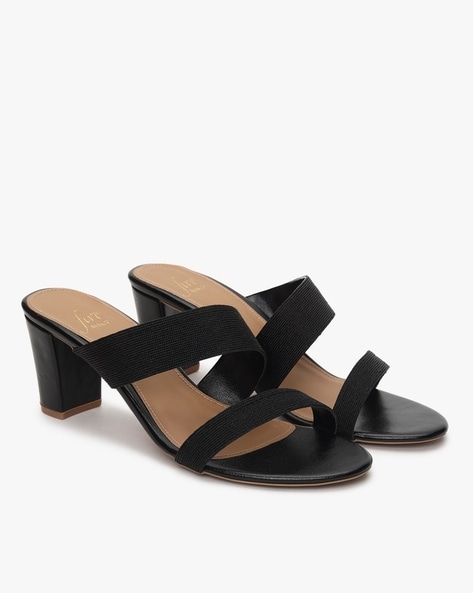 Buy Now Women Black Block Mules Heels – Inc5 Shoes