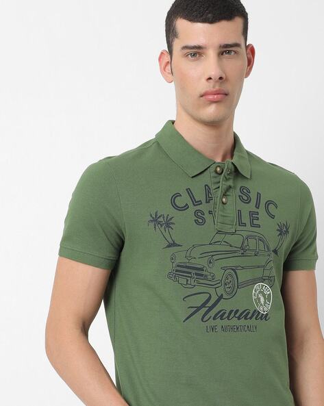 us polo olive green t shirt