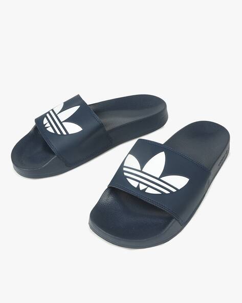 adidas sliders mens navy