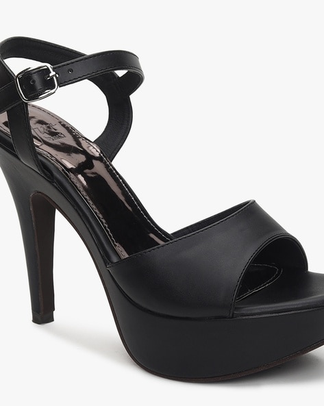 Peep Toe Platform Mule Heel Sandals Own-It By Lemonade | Heels, Peep toe  platform, Sandals heels