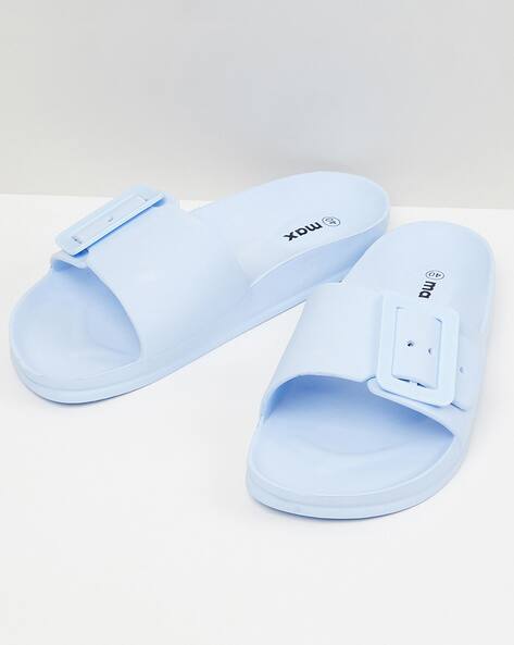 Buy Blue Flip Flop u0026 Slippers for Women by MAX Online | Ajio.com