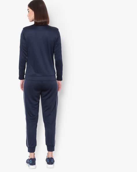 【MARITHE】 WOMAN TERRY SET-UP‐NAVY Buy Navy Blue Tracksuits for Women by Incite Online | Ajio.com