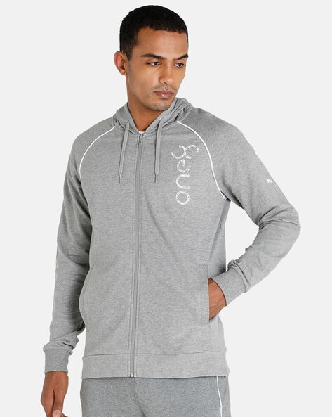 Heathered Hoodie with Insert Pockets