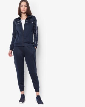 navy blue tracksuit womens