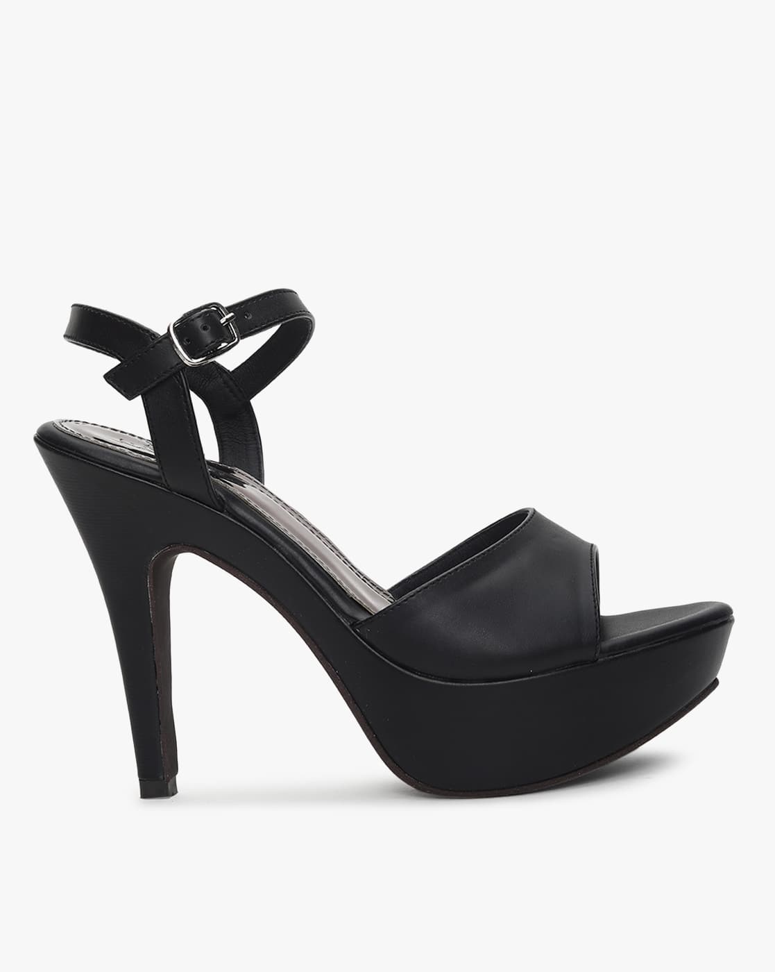 Buy Black Heeled Sandals for Women by Five By Online