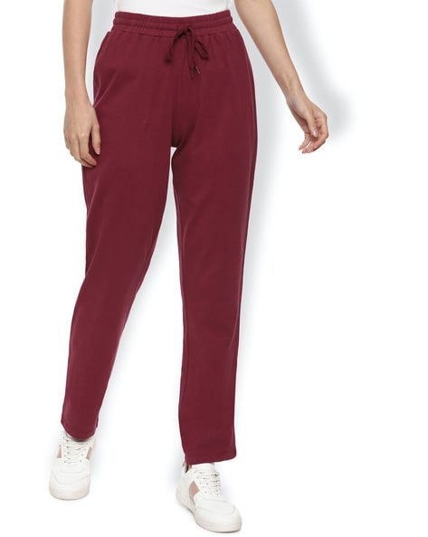 Buy Red Track Pants for Women by VAN HEUSEN Online