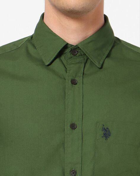 Buy Green Shirts for Men by U.S. Polo 