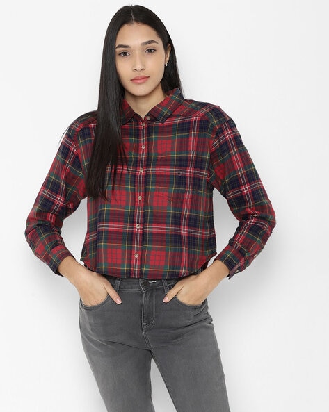 Buy Red Shirts for Women by AMERICAN EAGLE Online Ajio