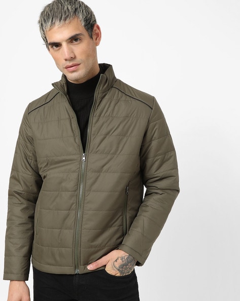 Buy SPYKAR Solid Polyester Slim Fit Men's Casual Jacket | Shoppers Stop