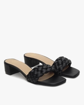 Buy Black Heeled Sandals for Women by Five By Inc.5 Online Ajio