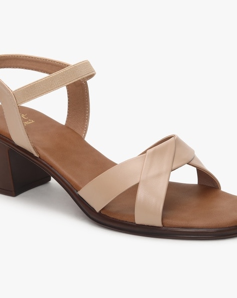 Beige best sale chunky sandals