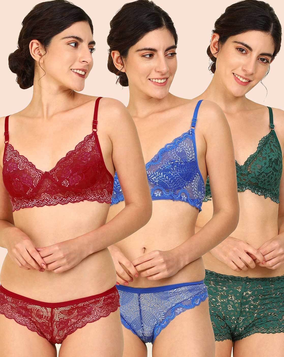 Buy Multicoloured Lingerie Sets for Women by AROUSY Online | Ajio.com