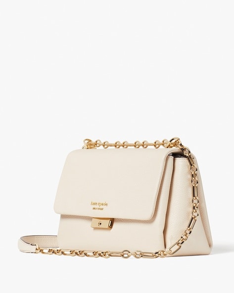 Buy KATE SPADE CARLYLE Medium Shoulder Bag | Cream Color Women | AJIO LUXE