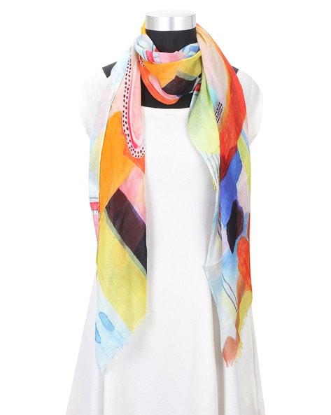 Abstract Printed Regular Scarf Price in India