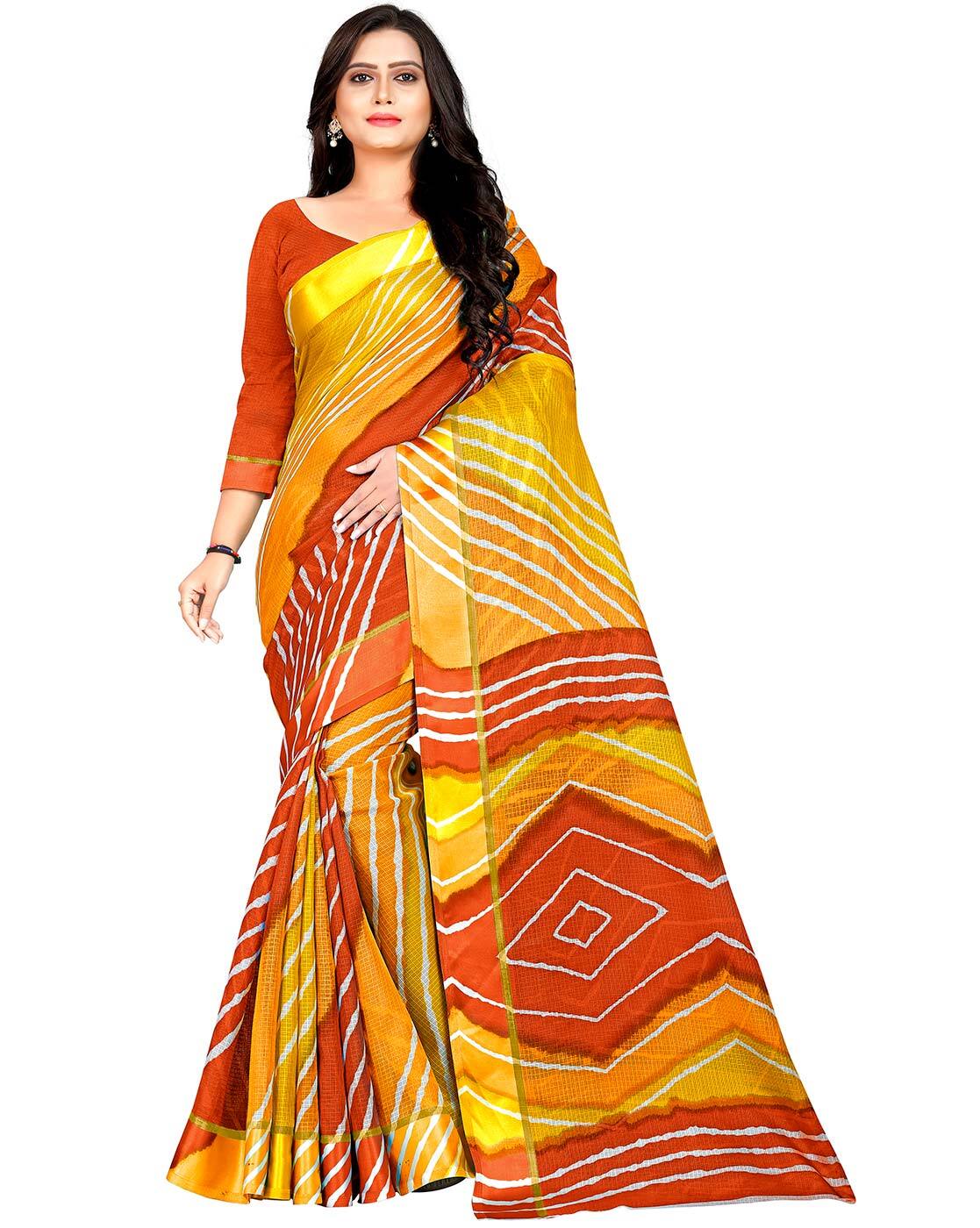 Laheriya Printed Saree