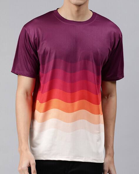 Multicolor Tshirts for Men by MEZMODA 