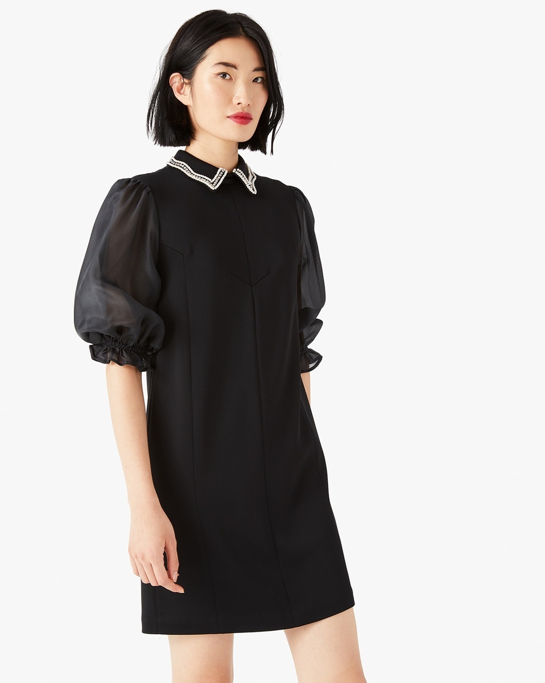 Short Sleeve Black Velvet Dress with Lace Collar – Hopscotch Baby and  Children's Boutique