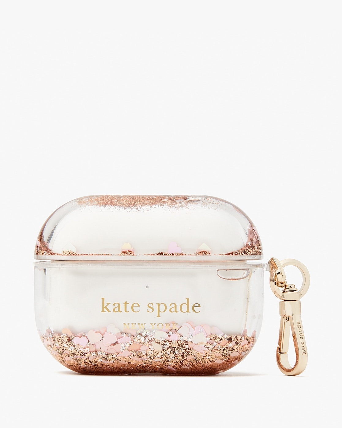Buy KATE SPADE Liquid Glitter Airpods Pro Case | White & Gold Color Tech |  AJIO LUXE