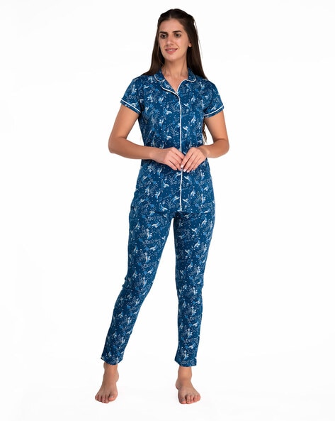 Buy Blue Night&LoungeWearSets for Women by MISS CHASE Online