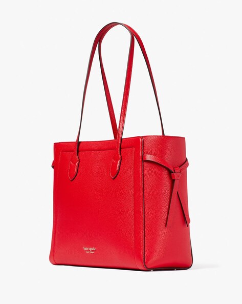 Kate Spade Red Leather Shoulder Bag | ShopStyle