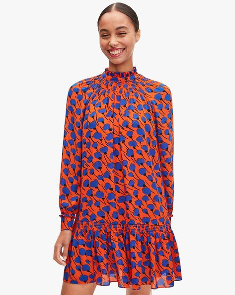 Buy KATE SPADE Poetic Floral Shift Dress | Red Color Women | AJIO LUXE