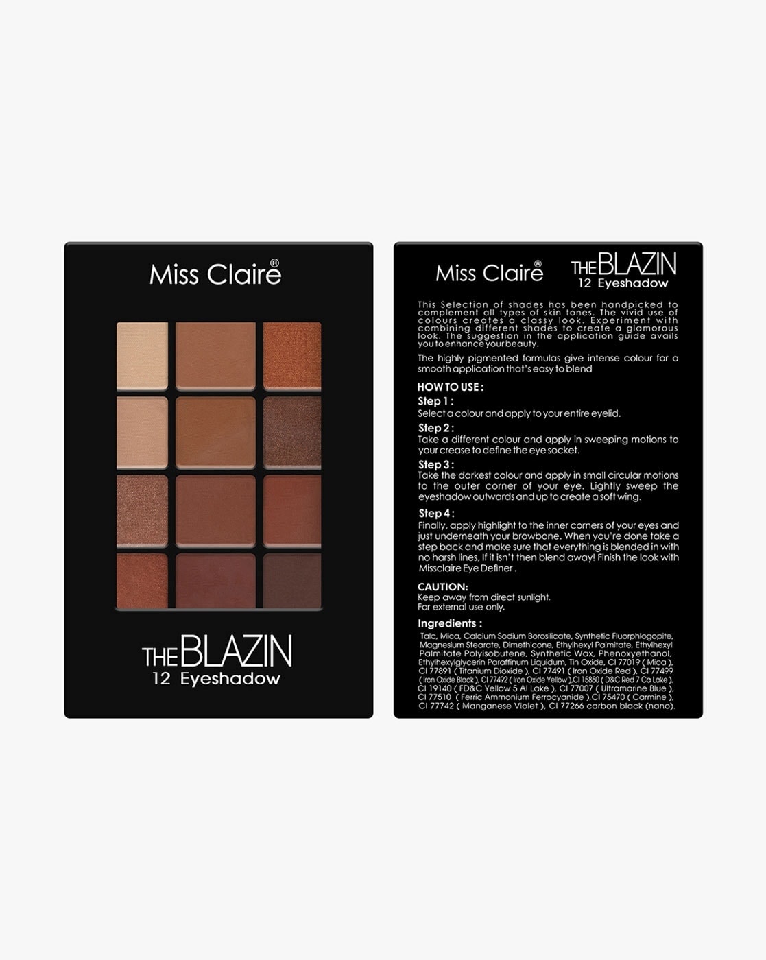 Miss claire eyeshadow deals palette