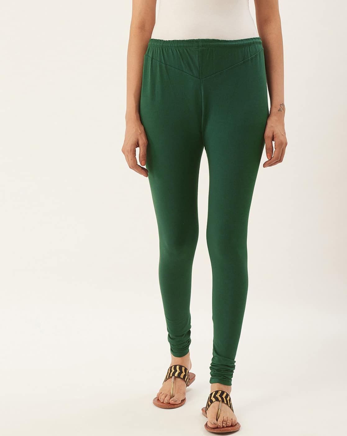 Buy Green Leggings for Women by 