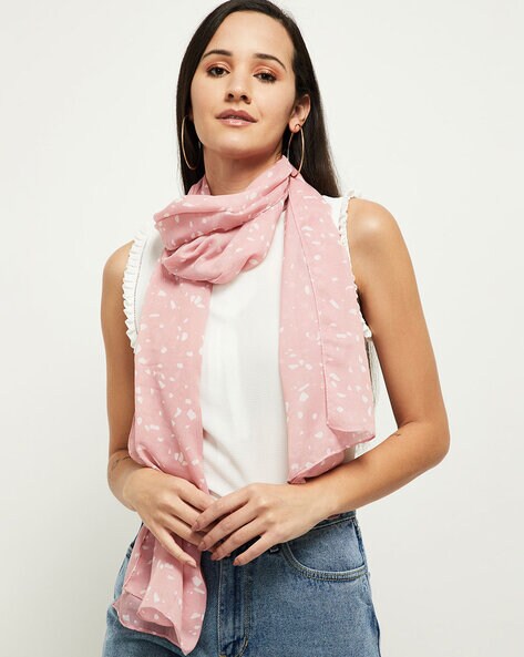 Abstract Printed Regular Scarves Price in India