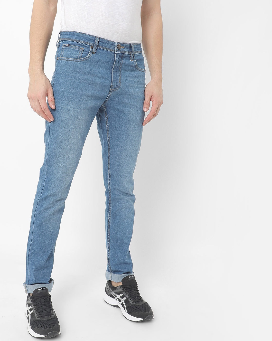 DOSLAVIDA Men's Casual Ripped Jeans Loose Fit India | Ubuy