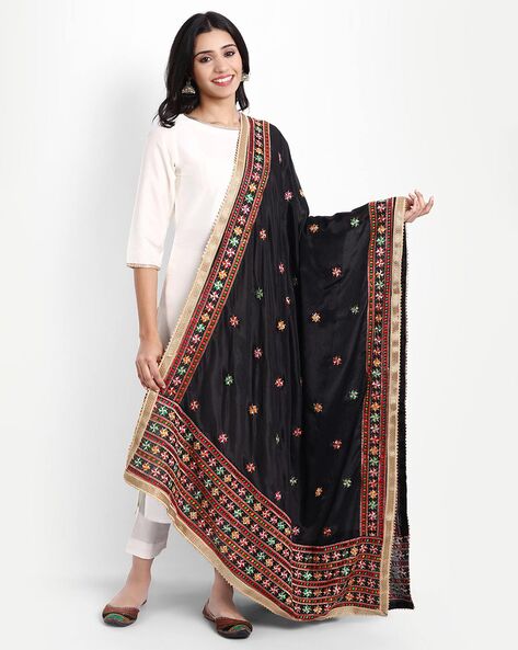 Indian Embroidered Dupatta Price in India