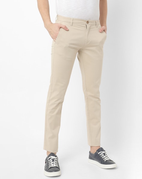 Buy Khaki Trousers  Pants for Men by NETPLAY Online  Ajiocom