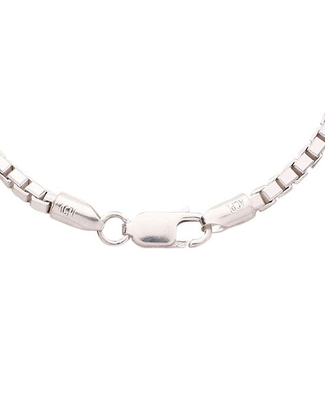 Box Chain Sterling Silver – Bracelet