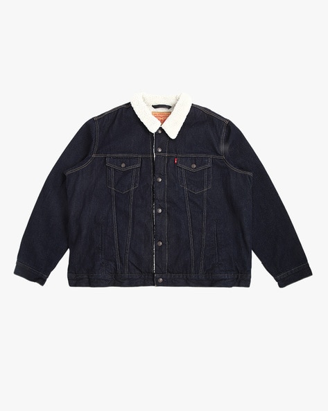 levis jacket with fur collar