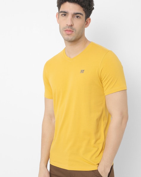 Buy Yellow Tshirts for Men LEE COOPER Online | Ajio.com