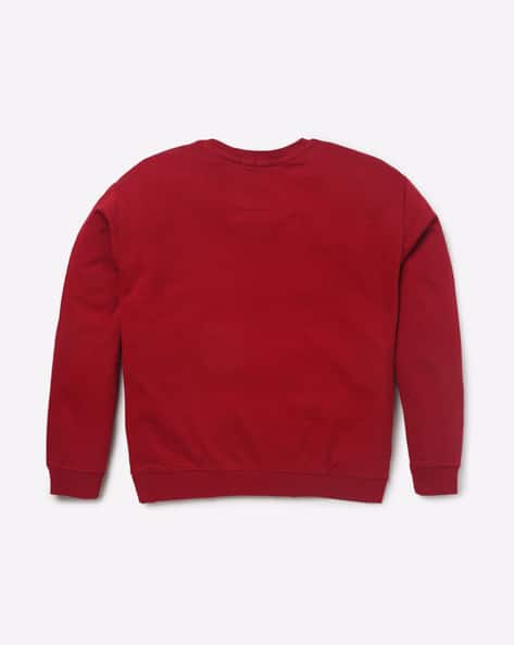 Buy Red Sweatshirts Hoodie for Girls by Pepe Jeans Online