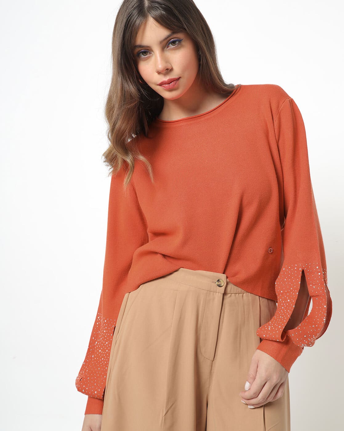 Buy Rust Sweaters \u0026 Cardigans for Women 