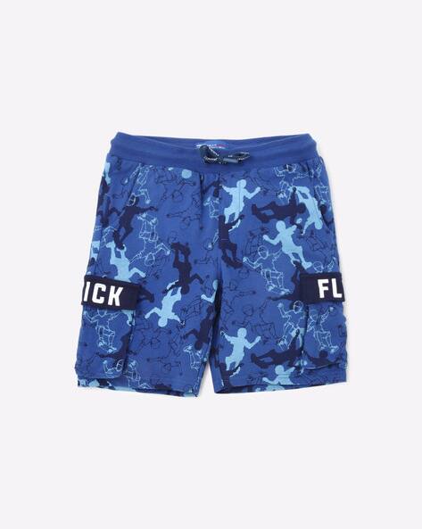 Printed Shorts with Cargo Pockets