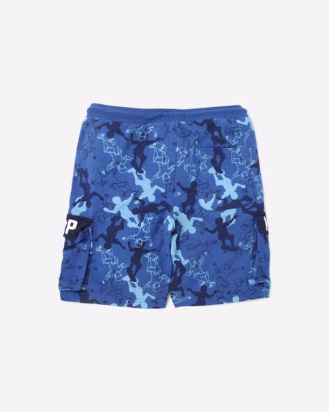 Printed Shorts with Cargo Pockets view 2
