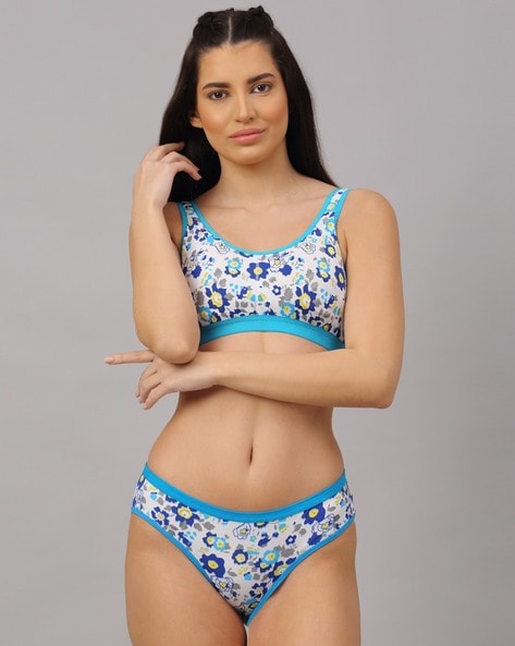 Buy online Printed Cotton Panty Set from lingerie for Women by