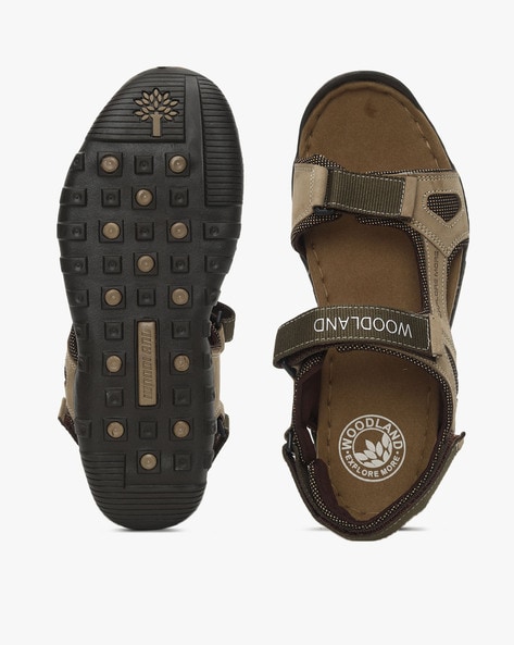 Buy Khaki Sandals for Men by WOODLAND Online | Ajio.com