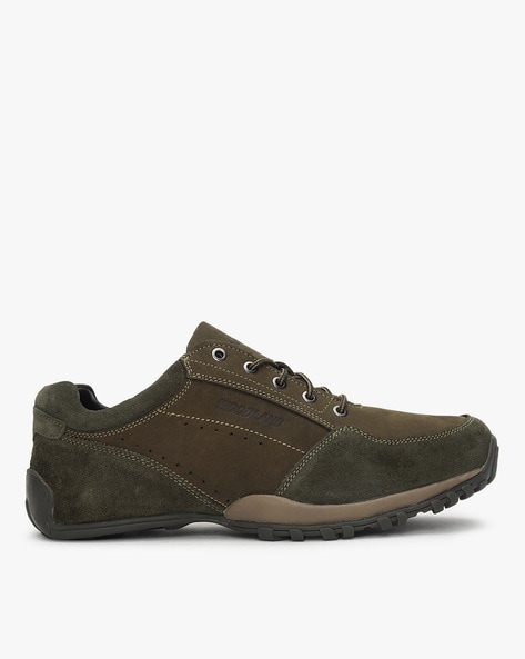 Woodland men green store casual shoes