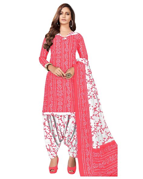 Indian  Unstitched Dress Material Price in India