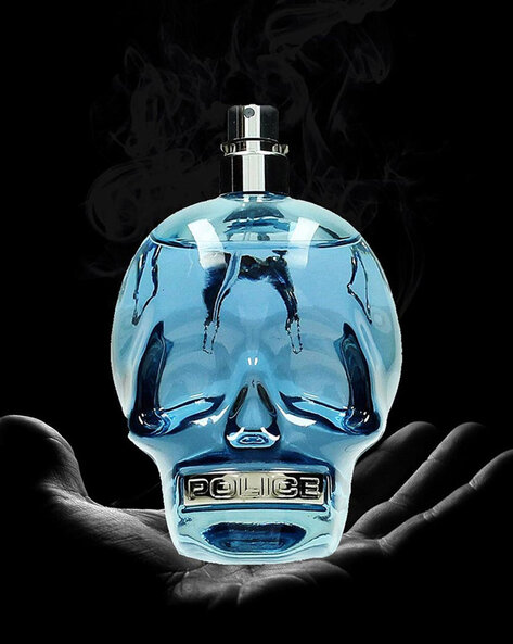 Police perfume skull online bottle