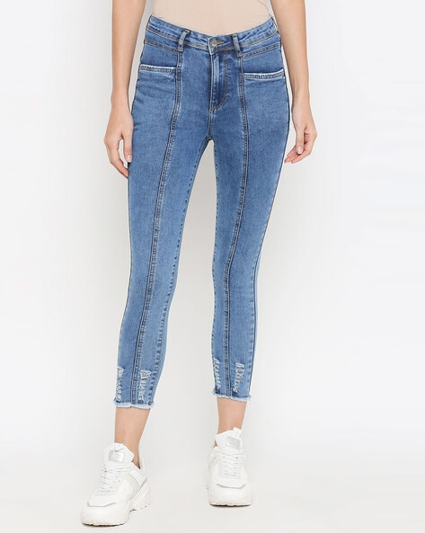 Buy Blue Jeans & Jeggings for Women by KRAUS Online