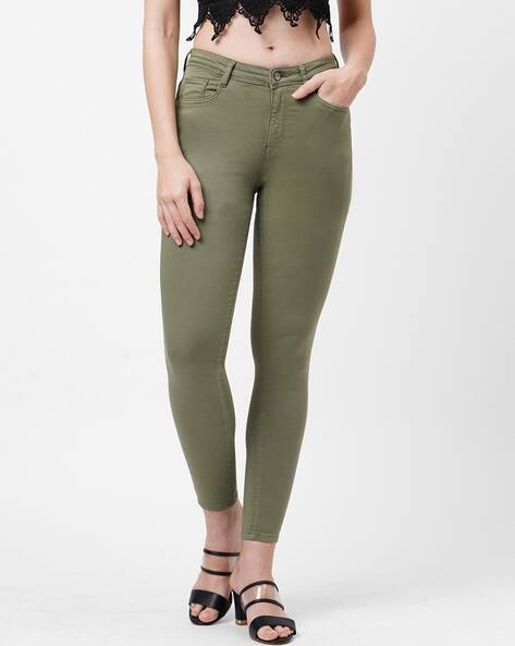 Buy Olive Green Jeans \u0026 Jeggings for 