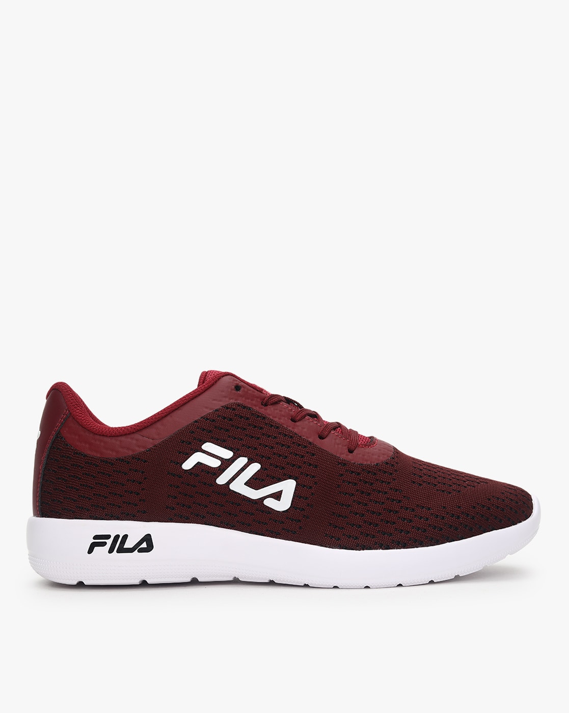 Maroon store fila shoes