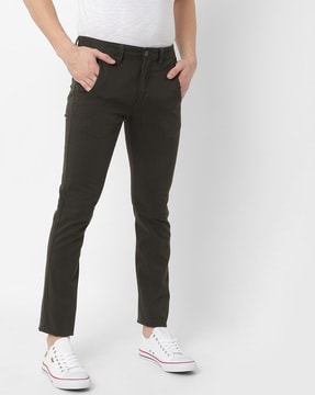 Buy Plated Slim Fit Trousers Online at Best Prices in India  JioMart